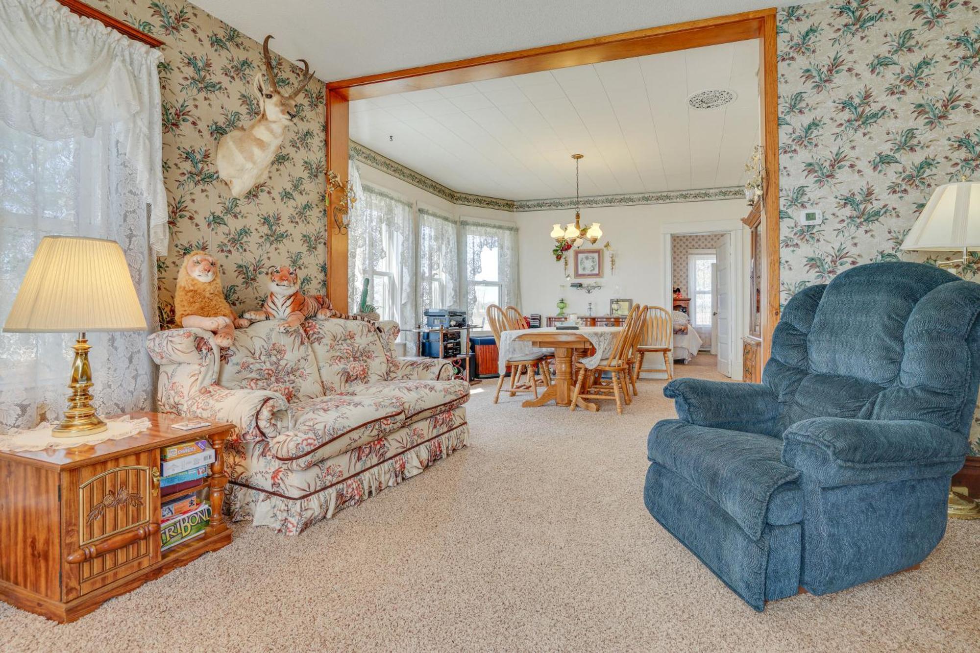 Quiet Farmhouse Retreat With Fire Pit - Pets Welcome Milltown Luaran gambar